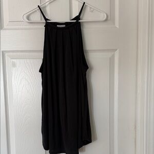 Green Envelope Black Camisole Top